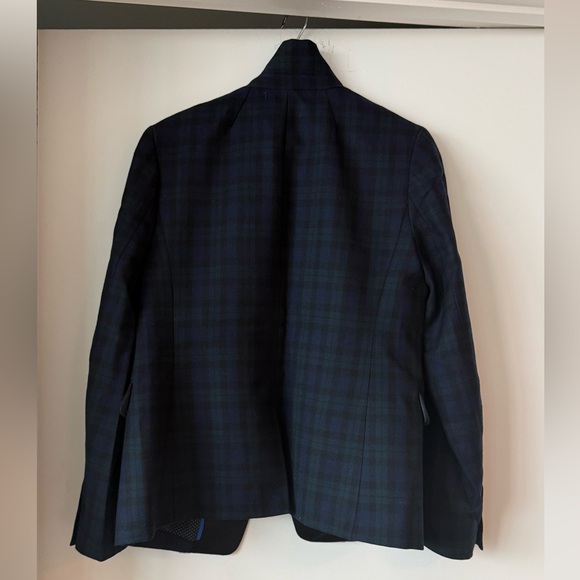 J. Crew wool black watch plaid Regent blazer - Picture 7 of 7